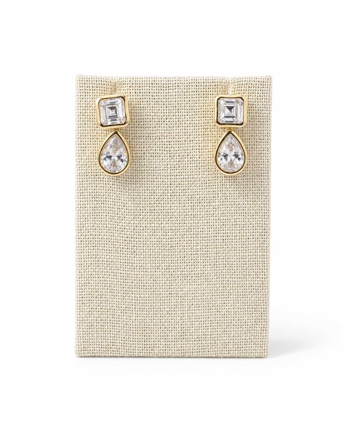 Gold-Plated Drop Earrings